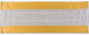 Krémszínű pamut lépcsőszőnyeg szett 16 db-os 25x65 cm Tablo Krem – Vitaus
