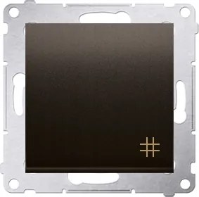 Simon 54 keresztkapcsoló barna DW7.01/46