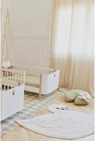 Krémszínű mosható-kézi szövésű pamut gyerek szőnyeg 100x120 cm Swan – Lorena Canals