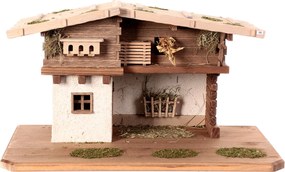 Karácsonyi Betlehem *állvány* 54x30x30cm- 11-12cm magas figurákhoz