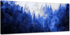 Vászonkép 150x70 Kék táj Hegyek