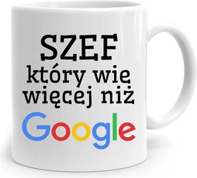 Ajándék Bögre A Főnöknek, Aki Többet Tud, Mint A fényképes nyomott mintás Szemüveg