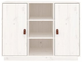 fehér tömör fenyőfa tálalószekrény 100 x 40 x 75 cm