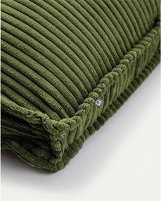 Zöld kordbársony párna kanapéra Blok – Kave Home