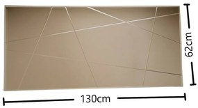 Bronze tükör 62 x 130 cm