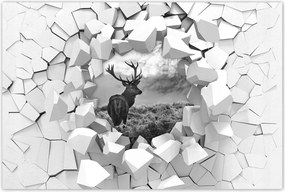 Poszterek 90x60 Szarvas a rikkancson