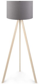 Állólámpa AYD 1xE27/60W/230V szürke/bézs