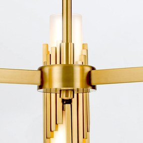 Elstead lighting klasszikus csillár marvele sárgaréz opál elsmarvele6-ab-opal