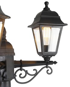 Okos fekete lámpás 3 égős IP44, Wifi ST64-gyel - Capital