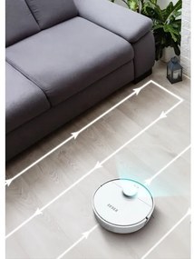 TESLA Electronics RoboStar - Intelligens robotporszívó 2in1 2550 mAh Wi-Fi fehér