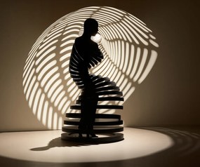 Poszter 60x50cm Geometria emberi bőrben