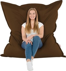 Fekvőpárna XXL Barna Ökobőr párna