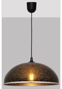 Csillár zsinóron CIRCLE 1xE27/15W/230V fekete