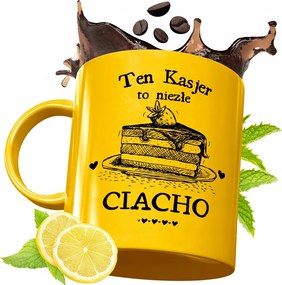 Prémium Arany Bögre Pénztárosnak Ajándék Nyomtatott Fotóval