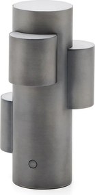 Fekete fém LED dimmelhető asztali lámpa (magasság 26,5 cm) Adrina – Kave Home