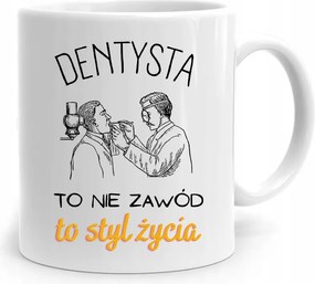 Ajándék Bögre Fogorvosnak A Fogorvos Egy Életstílus, fényképes nyomtatással