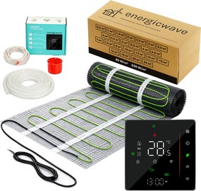 Fűtőszőnyeg Csempe alá 150W 2m2 Termosztát Wifi Fűtőszőnyeg Fűtés