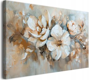 Modern vászonkép a nappaliba Dekoráció Világos virágok csokor 80x120