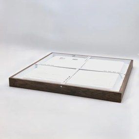 Brilagi-LED Fürdőszobai lámpatest WOODY FRAME LED/50W/230V 60x60 cm IP44 tölgy dió