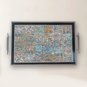 Üveg tálca, 38×24 cm – TPG9857