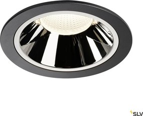 SLV 1004035 NUMINOS DL XL Fürdőszobai Beépíthető Lámpa Króm, Fekete LED IP44