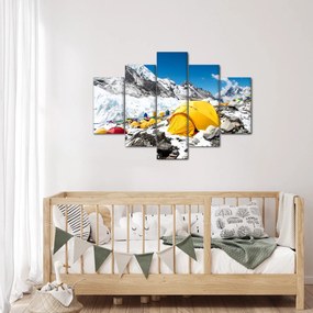 Kép - Kemping a hegyekben (150x105 cm)