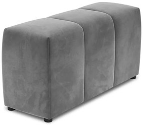 Szürke bársony karfa moduláris kanapéhoz Rome Velvet - Cosmopolitan Design