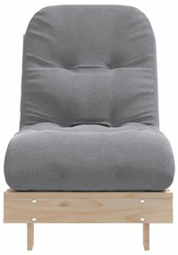 tömör fenyőfa futon kanapéágy matraccal 60 x 206 x 11 cm