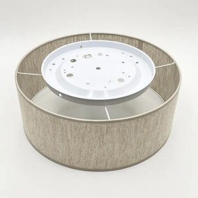 Mennyezeti lámpatest SIRJA 1xE27/15W/230V Ø 35 cm, bézs