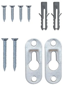 Fejtámla fejtámlával Fekete 100 x 55 x 3 cm Rattan