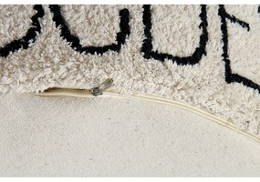 Krémszínű gyerek babzsákfotel ABC – Lorena Canals