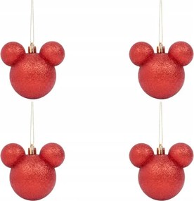 Karácsonyfadísz Disney Mickey egér 4 db-os, ajándéknak is tökéletes