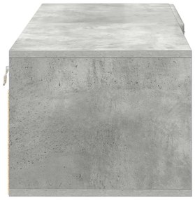 TV szekrény fiókkal Magasfényű fehér 100.5 x 39 x 30 cm Faanyag