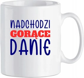 Vicces Bögre Jön a Forró Étel 330 ml