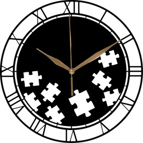 Falióra Fa Klasszikus Puzzle Érdekes Tökéletes Ajándék 35 cm