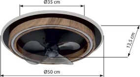 GLOBO 03655 BOZAN Ventilátoros lámpa IP20