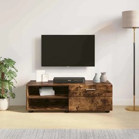 TV szekrény fiókkal Füstölt tölgy 100.5 x 39 x 30 cm Faanyag