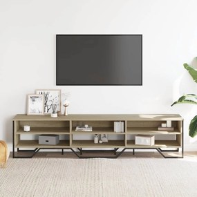 sonoma tölgyszínű szerelt fa TV-szekrény 180 x 34 x 41 cm