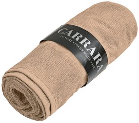 Fürdőlepedő CARRARA 70x140 cm világosbarna, 100% pamut