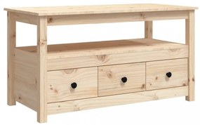 tömör fenyőfa dohányzóasztal 102 x 49 x 55 cm