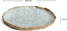 Szürke kerámia tányér ø 26 cm Alenia – Kave Home