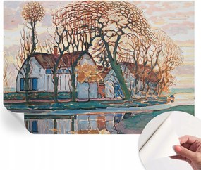 Fotótapéta Öntapadós Dekoratív tapéta Idilli tájkép 312x219 cm