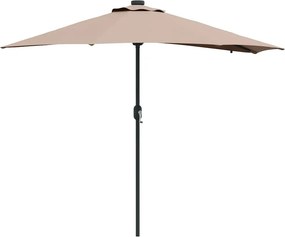 vidaXL Kerti napernyő Tópszínű 294 x 150 x 223 cm Poliészter és acél