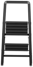 Compact fekete létra, magasság 91,5 cm