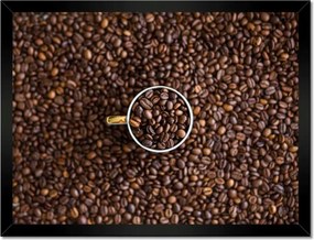 Poszterek keretben 40x30 Kávébab