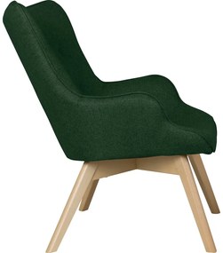 Sötétzöld fotel Niko – Ropez