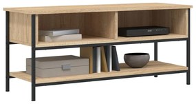 sonoma tölgyfa TV-szekrény 100 x 35 x 45 cm rétegelt fából