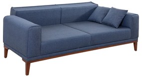 Sötétkék kinyitható kanapé 223 cm Liones – Artie