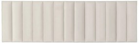 Kárpitozott falpanel FRAME PAROS 15x60 cm Szín: Világosszürke