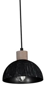 Csillár zsinóron ERIK 5xE27/60W/230V barna/fekete